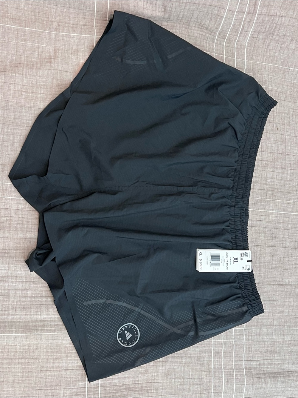 Stella McCartney Black Athletic Running Shorts
